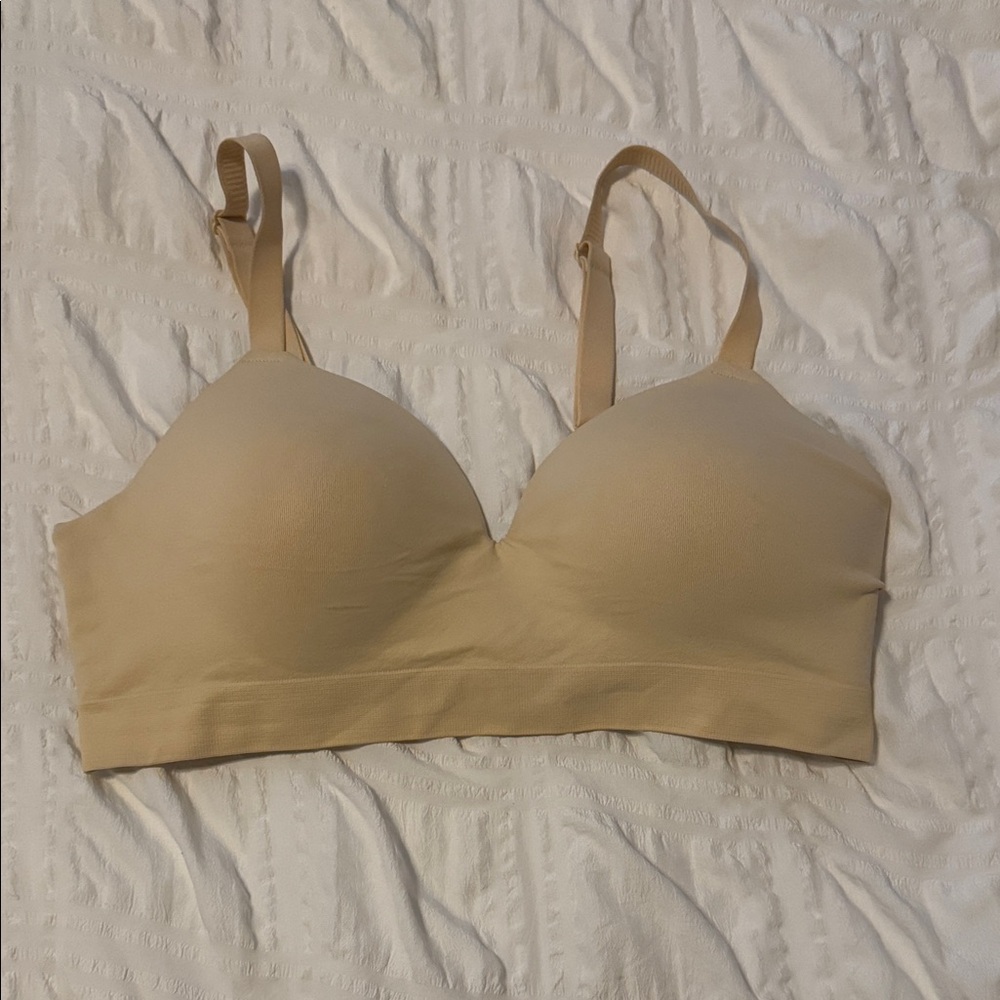 Elegant Tan Wireless Bra